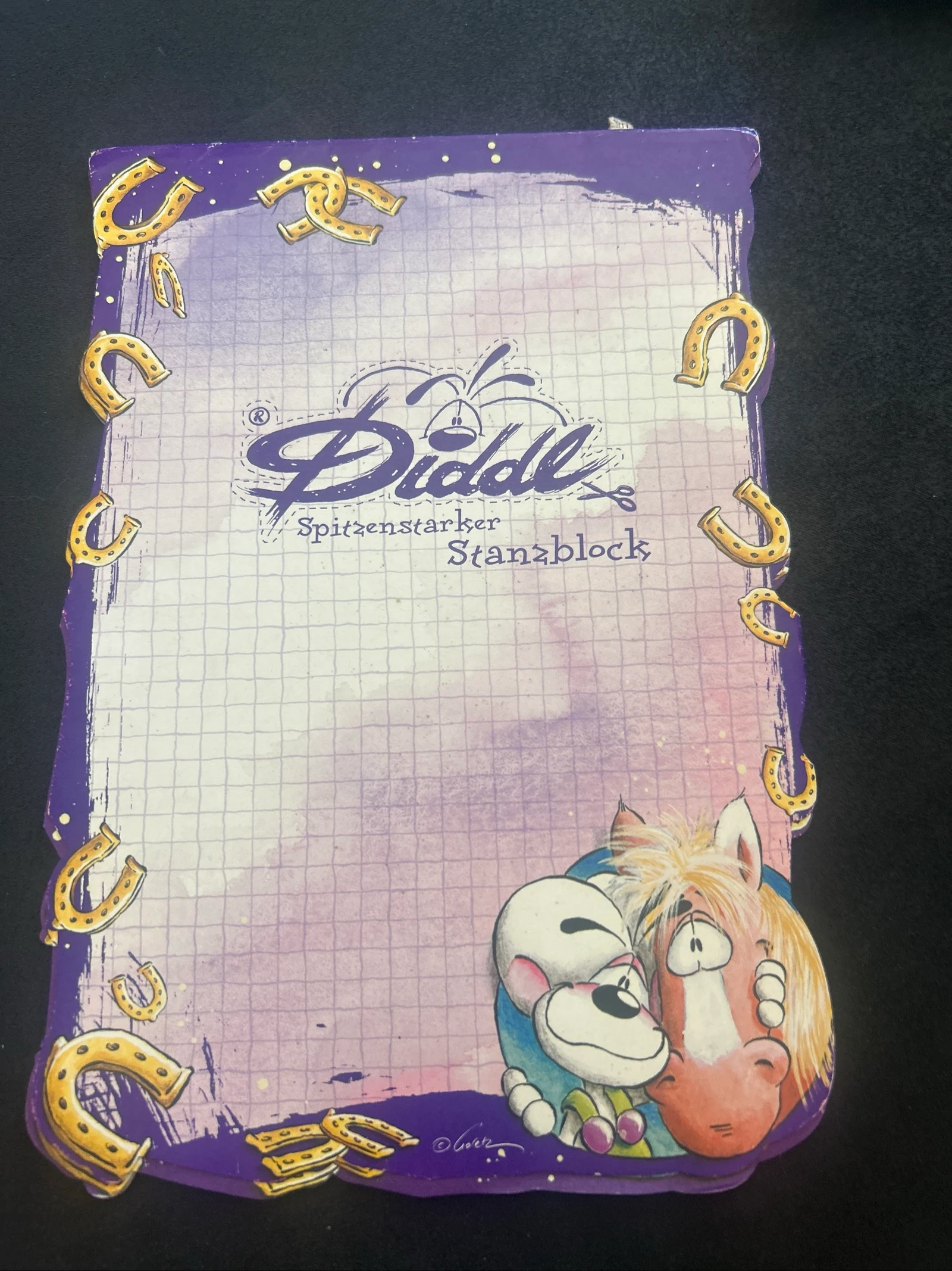 Diddl blok a5 zeldzaam 4 blaadjes